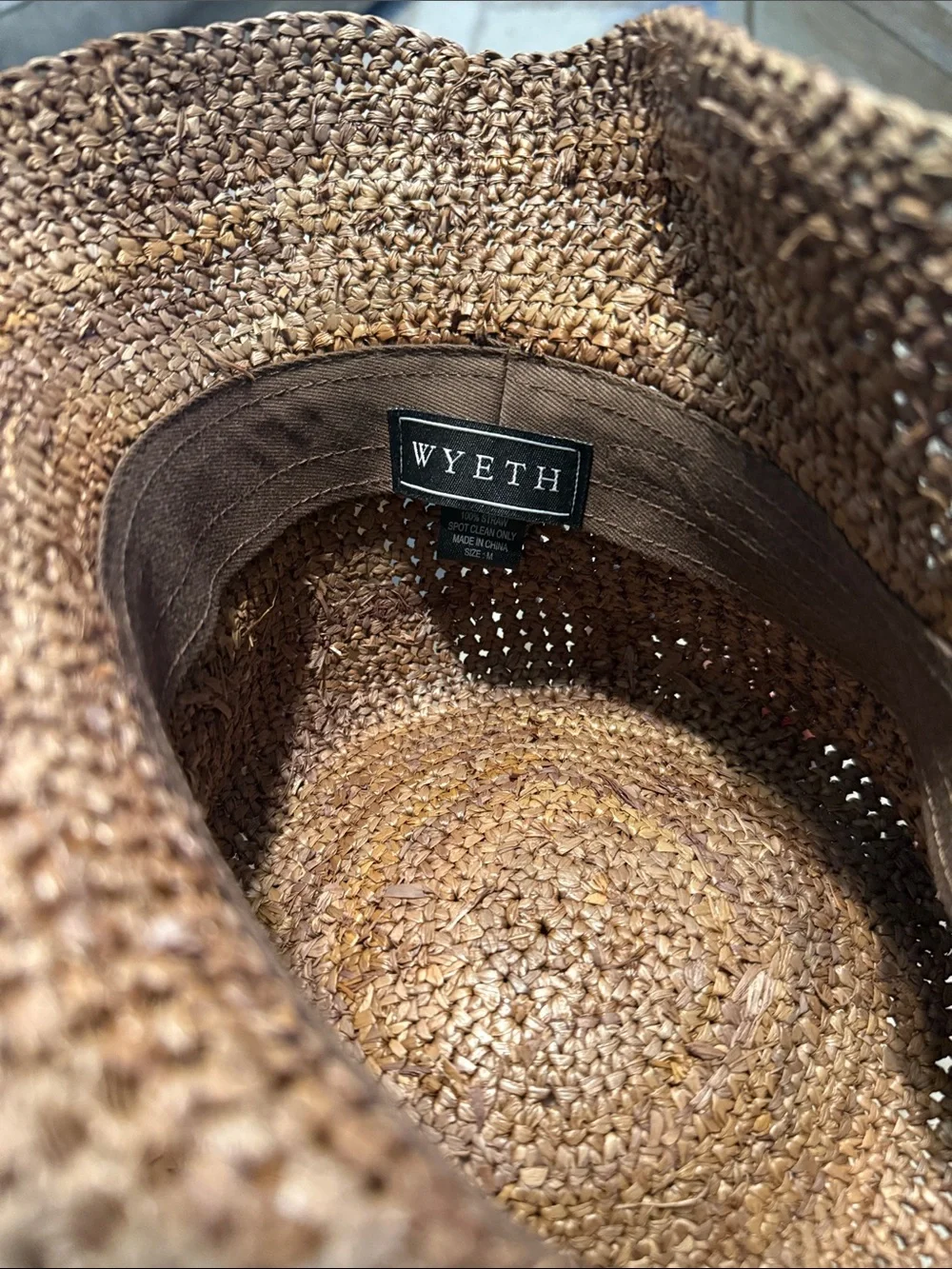 Wyeth by Todd Magill Brown Woven Bucket Hat
